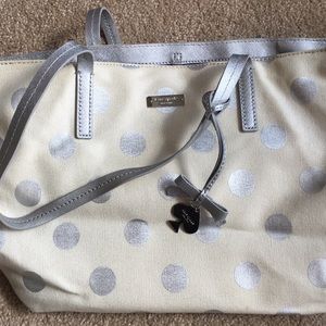 Kate spade canvas tote bag